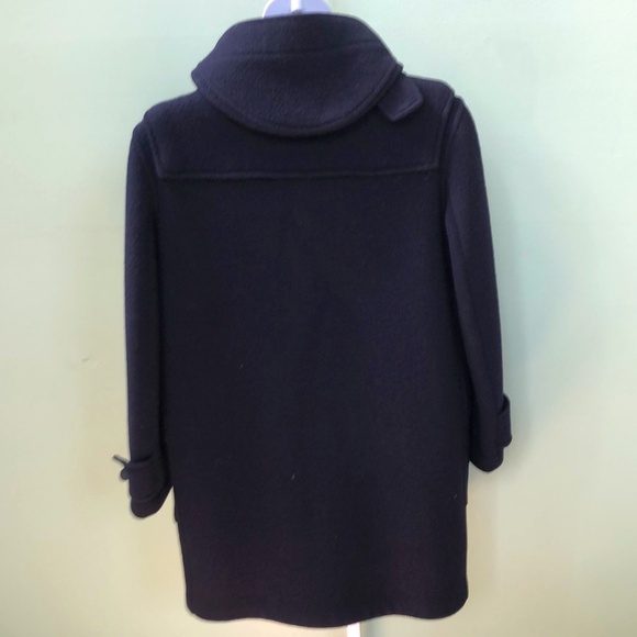 Burberry Women's Navy Blue Wool Duffle Coat w/ COA - Picture 4 of 14